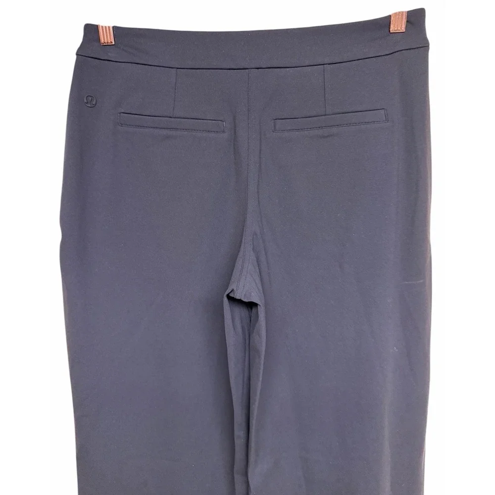 Lululemon Straight-Leg Mid-Rise Pant Luxtreme Black Women's Size Medium - Picture 4 of 11